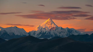 Snow-capped mountain landscape in the United States, natural scenic view