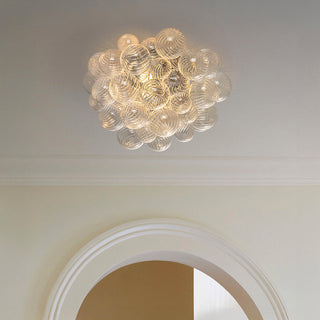 Spiral Bubble Flush Mount