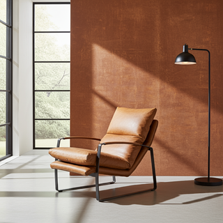 Moorizon Arlow lounge chair — modern lounge silhouette with wide seat and tapered legs