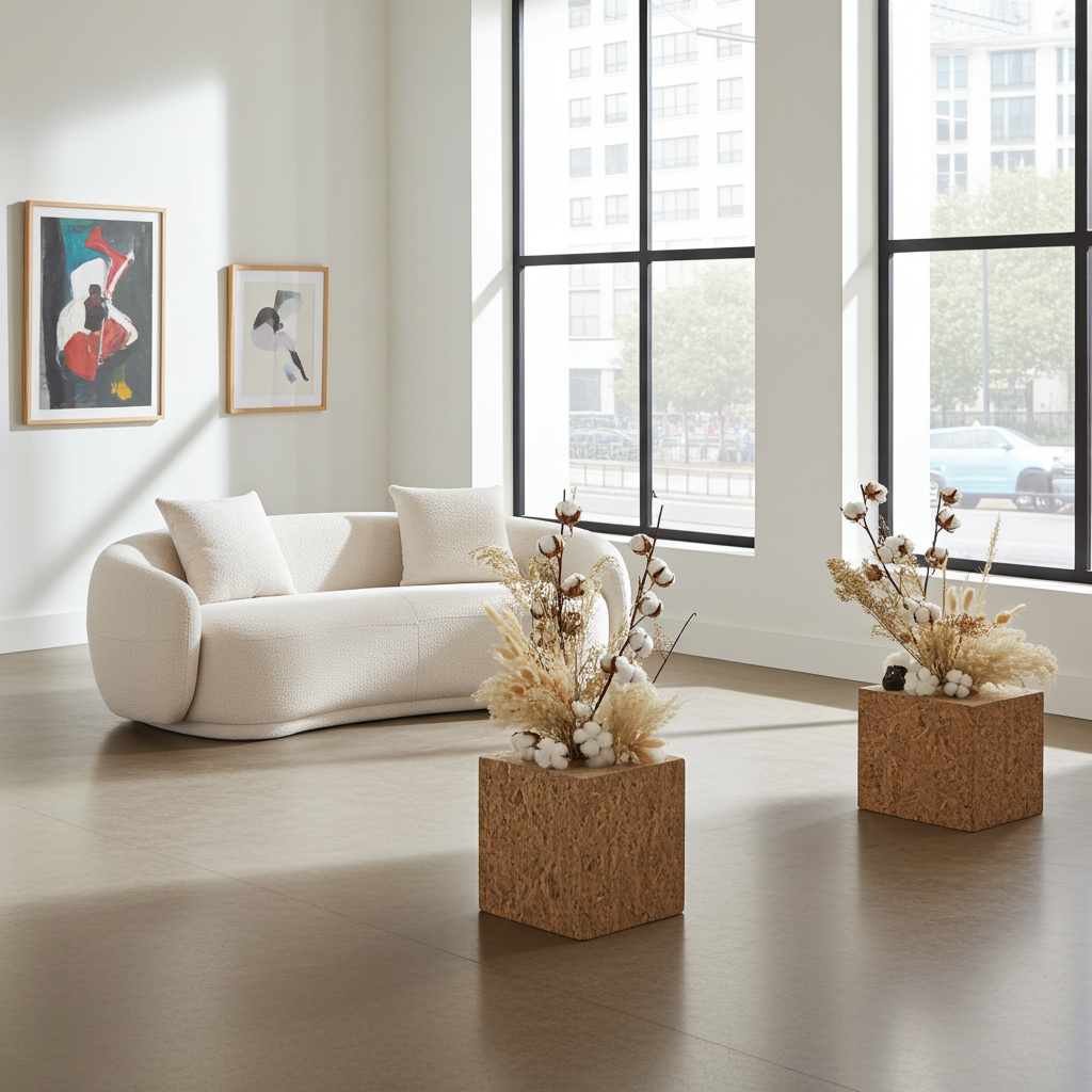 Moorizon LoveNest 2-seater sofa in Chalk — cozy compact sofa styled in bright living room