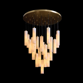 Pluvia Natural Stone Cascade Chandelier