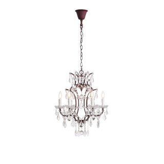 Rustline 5-Light Crystal Chandelier