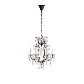 Rustline 5-Light Crystal Chandelier