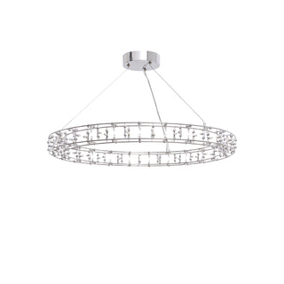 Aura Orbital Halo LED Chandelier