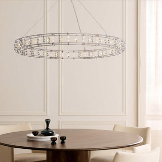 Aura Orbital Halo LED Chandelier