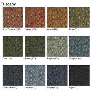 Tuscany fabric swatch palette – cool greys and taupes