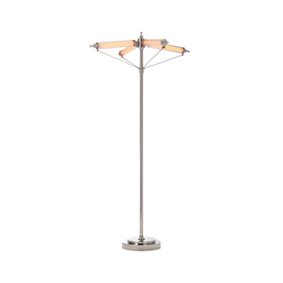 Moorizon Aurora Embrace glass tube floor lamp, contemporary tall floor lighting
