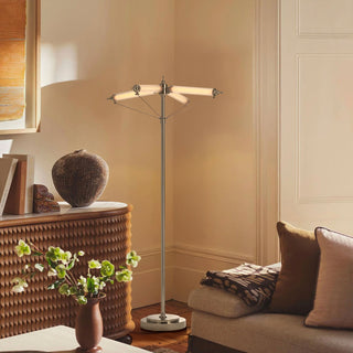 Moorizon Aurora glass-tube floor lamp, contemporary statement light for home interiors