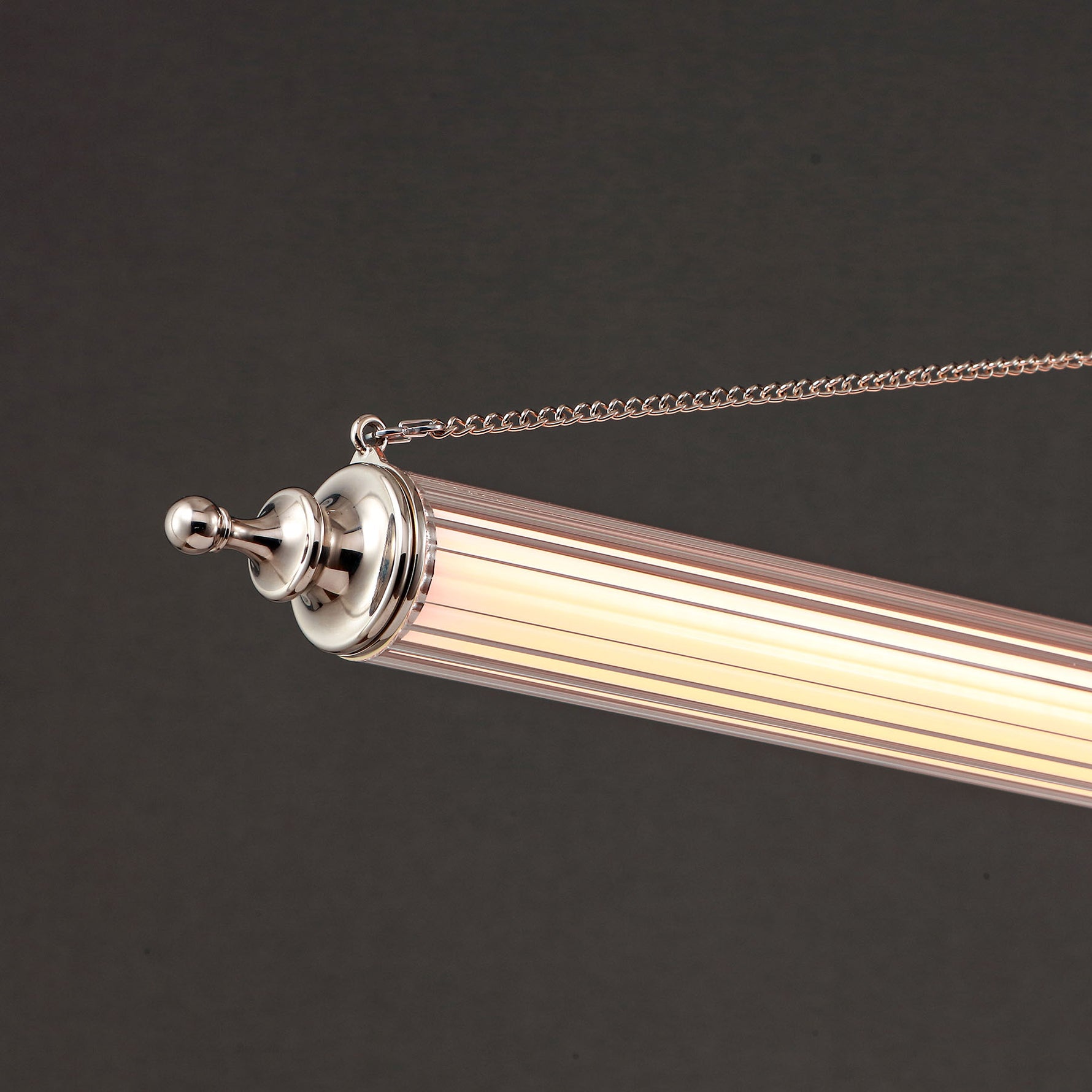 Moorizon Aurora long linear chandelier, streamlined modern pendant for dining rooms