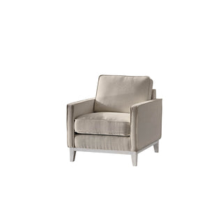 Moorizon Basic American khaki tan fabric sofa, single modern living room sofa