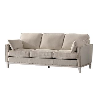 Moorizon Basic American khaki tan fabric sofa, 3-piece modern sectional sofa set