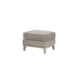 Moorizon Basic American tan fabric sofa footstool, modern ottoman for sofa collection