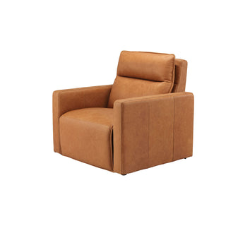 Moorizon Bold Leather modular power sofa chair, luxury modern leather seating