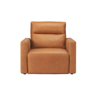 Moorizon Bold Leather modular power sofa chair, modern reclining leather armchair