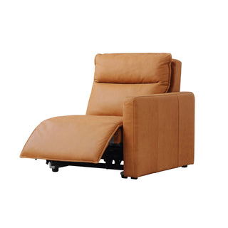 Moorizon Bold Leather modular power sofa LAF (left arm facing), modular leather sectional