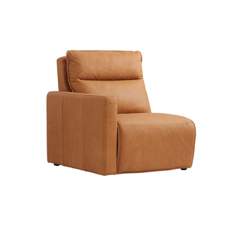 Moorizon Bold Leather modular power sofa RAF (right arm facing), modern recliner sectional module