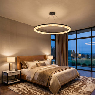 Calista Ring Calcite Stone Chandelier