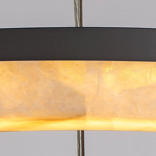 Calista Ring Calcite Stone Chandelier
