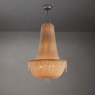 Cascade Beaded Chandelier