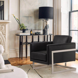 Moorizon Cove Armchair – Modern accent chair with sleek arms, ideal for living room or reading nook