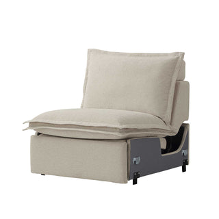 Moorizon Harmony Hug Lounger electric recliner stationary armless chair, contemporary modular sofa chair