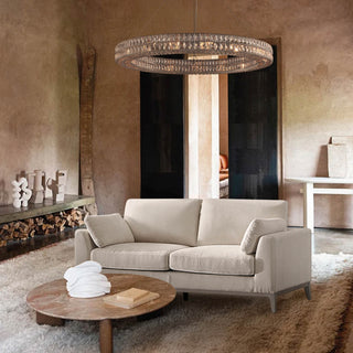Lattice Crystal Round Chandelier