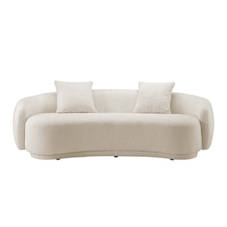 Moorizon Lovenest off-white curved sofa, 3-piece contemporary sofa set
