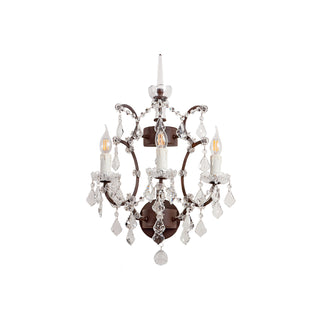 Rustline Crystal Wall Sconce