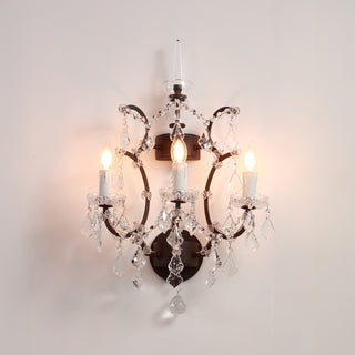 Rustline Crystal Wall Sconce