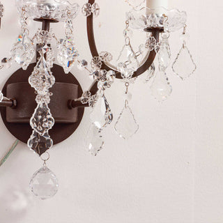 Rustline Crystal Wall Sconce