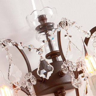 Rustline Crystal Wall Sconce