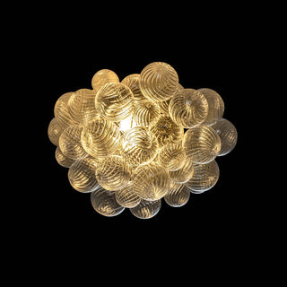 Spiral Bubble Flush Mount