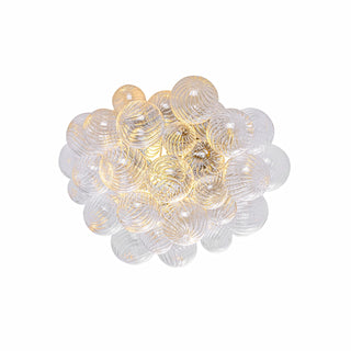 Spiral Bubble Flush Mount