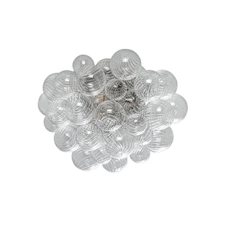 Spiral Bubble Flush Mount