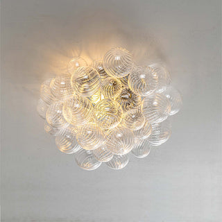 Spiral Bubble Flush Mount