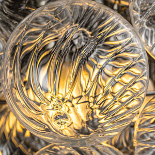 Spiral Bubble Flush Mount