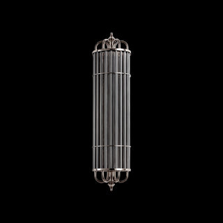 MOORIZON Urban Glow Wall Sconce, Large — contemporary crystal-look column sconce, soft glow for stairway or bedside