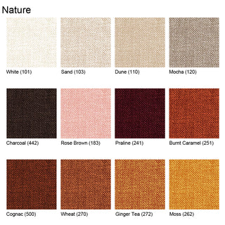 Nature fabric swatches – neutral beige and brown
