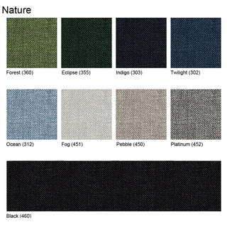 Nature fabric swatches – green and earth tones