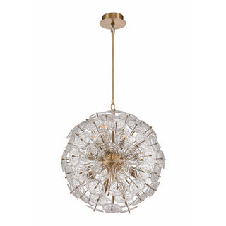 wavora pendant highlighting spiral textured glass and elegant balance
